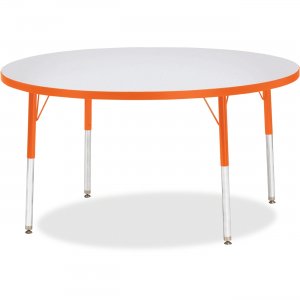 Berries 6433JCA114 Adult Height Color Edge Round Table