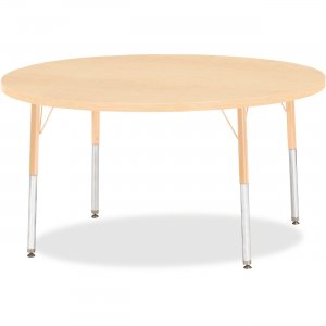 Berries 6433JCA251 Adult Height Maple Top/Edge Round Table