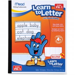 Mead 48122 Learn To Letter Writing Book