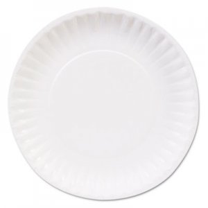Dixie DBP06WCT Clay Coated Paper Plates, 6", White, 100/Pack