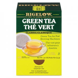 Bigelow BTC007906 Green Tea Pods, 1.90 oz, 18/Box