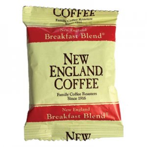 New England Coffee NCF026260 Coffee Portion Packs, Breakfast Blend, 2.5 oz Pack, 24/Box