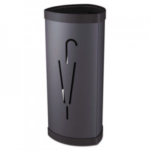 Alba ABAPMTRIA2N Triangular Umbrella Stand, 10.25w x 10.25d x 23.67h, Black Steel/Plastic