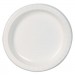Dixie DXEDBP09WCT Basic Paper Dinnerware, Plates, White, 8.5" Diameter, 125/Pack, 4/Carton