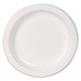 Dixie DBP09W Basic Paper Dinnerware, Plates, White, 8.5" Diameter, 125/Pack