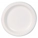 Dixie DBP09W Basic Paper Dinnerware, Plates, White, 8.5" Diameter, 125/Pack