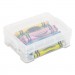 Advantus 40311 Super Stacker Crayon Box, Clear, 3 1/2 x 4 4/5 x 1 3/5