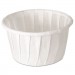 Dart SCC125U Treated Paper Souffle Portion Cups, 1 1/4 oz., White, 250/Bag