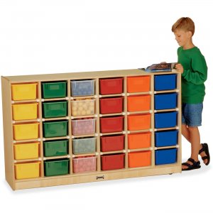 Jonti-Craft 0431JC 30 Cubbie-Trays Mobile Storage Unit