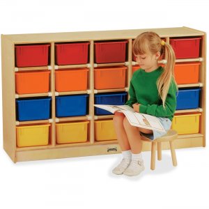 Jonti-Craft 0421JC 20 Cubbie-Tray with Colored Bins