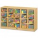 Jonti-Craft 04210JC 20 Cubbie-Tray with Clear Bins