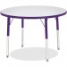 Berries 6488JCA004 Adult Height Color Edge Round Table