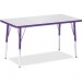 Berries 6478JCA004 Adult Height Color Edge Rectangle Table