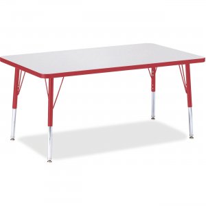 Berries 6473JCE008 Elem. Ht. Gray Top Rectangular Table