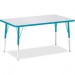 Berries 6473JCA005 Adult Height Color Edge Rectangle Table