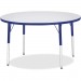 Berries 6468JCE003 Elem. Ht Gray Top Color Edge Rnd Table