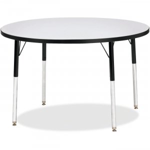 Berries 6468JCA180 Adult Height Color Edge Round Table