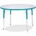 Berries 6468JCA005 Adult Height Color Edge Round Table
