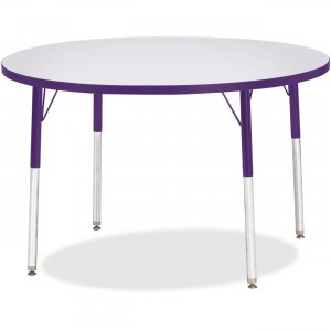 Berries 6468JCA004 Adult Height Color Edge Round Table