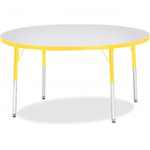 Berries 6433JCA007 Adult Height Color Edge Round Table