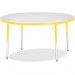 Berries 6433JCA007 Adult Height Color Edge Round Table