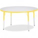 Berries 6433JCA007 Adult Height Color Edge Round Table