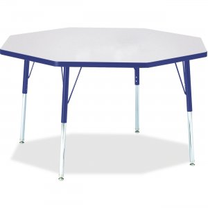 Berries 6428JCA003 Adult Height Color Edge Octagon Table