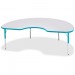 Berries 6423JCE005 Elementary Height Color Edge Kidney Table