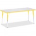 Berries 6413JCA007 Adult Height Color Edge Rectangle Table