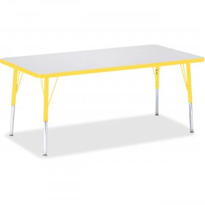 Berries 6408JCE007 Elementary Height Color Edge Rectangle Table