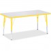 Berries 6403JCE007 Elementary Height Color Edge Rectangle Table