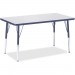 Berries 6478JCA112 Adult Height Color Edge Rectangle Table