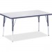 Berries 6473JCA112 Adult Height Color Edge Rectangle Table