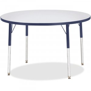 Berries 6468JCA112 Adult Height Color Edge Round Table