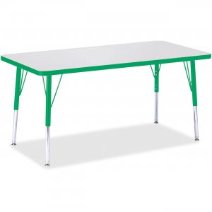 Berries 6403JCE119 Elementary Height Color Edge Rectangle Table