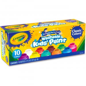 Crayola 54-1205 10 ct. Washable Kids' Classic Paint