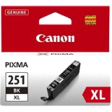 Canon 6448B001 CLI-251 Black XL Ink Tank for PIXMA iP7220, MG5420, MG6320 Printers