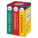 Merriam Webster MER3328 Everyday Language Reference Set, Dictionary, Thesaurus, Vocabulary Builder