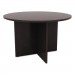 Alera ALEVA7142ES Valencia Round Conference Table w/Legs, 29 1/2h x 42 dia., Espresso