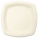 Dart SCC6PSC2050CT Bare Eco-Forward Sugarcane Dinnerware, 6 7/10" Plate, Ivory, 125/Pk