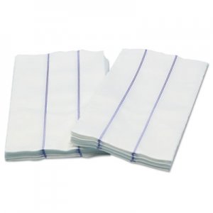 Cascades PRO CSDW930 Busboy Linen Replacement Towels, White/Blue, 13 x 24, 1/4 Fold, 72/Carton