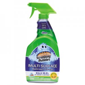 Scrubbing Bubbles SJN302286 Multi Surface Bathroom Cleaner, Citrus Scent, 32 oz Spray Bottle, 8/CT