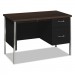 HON HON34002RMOP 34000 Series Right Pedestal Desk, 45.25" x 24" x 29.5", Mocha/Black