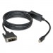Tripp Lite TRPP586006DVI DisplayPort Cable, DVI, Black