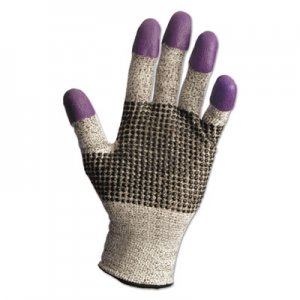 KleenGuard KCC97431CT G60 Purple Nitrile Gloves, 230 mm Length, Medium/Size 8, Black/White, 12 Pair/CT