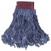Rubbermaid Commercial RCPD253BLUEA Super Stitch Blend Mop Head, Large, Cotton/Synthetic, Blue