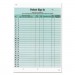 Tabbies TAB14532 Patient Sign-In Label Forms, 8 1/2 x 11 5/8, 125 Sheets/Pack, Green