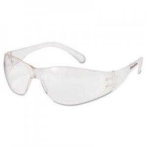 MCR CRWCL010BX Checklite Safety Glasses, Clear Frame, Clear Lens
