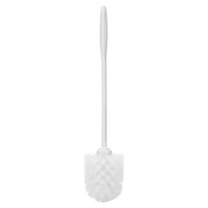 Rubbermaid Commercial 631000WECT Toilet Bowl Brush, 14 1/2", White, Plastic, 24/Carton