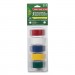 Duck DUC280303 Electrical Tape, 1" Core, 0.75" x 12 ft, Assorted Colors, 5/Pack